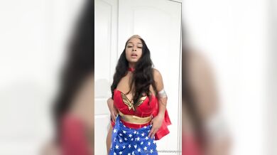 Say Alessia Teases By Her Curves As Wonder Woman