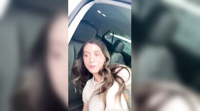 Blonde Amateur Mathema Kitten Takes Facial In A Parking Lot