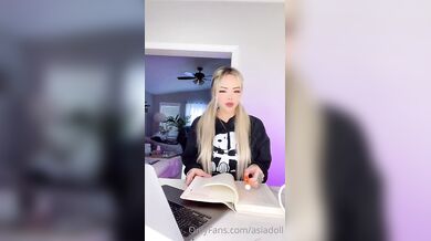 Asia Doll Fucks With Sex Machine After Studying