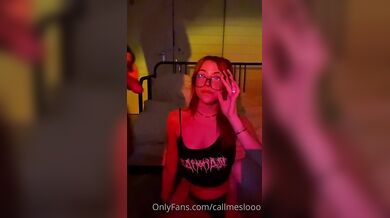 Hottie Call Me Slo Gets Cum On Her Glasses After A Blowjob