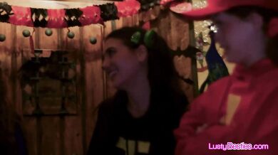 Slutty Trio Gets Caught Stealing Candy Then Gets Fucked