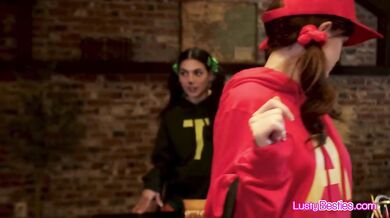 Slutty Trio Gets Caught Stealing Candy Then Gets Fucked