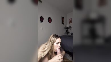 Veronika Vengeance Slurps And Rides Her Favorite Giant Dildo