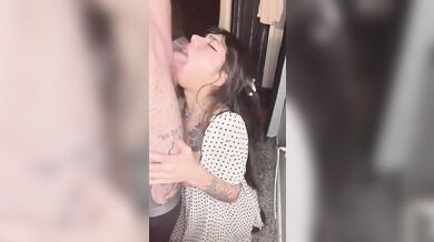 Busty OF Amateur Angelaj Enjoys Face Fucking