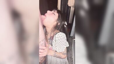 Busty OF Amateur Angelaj Enjoys Face Fucking