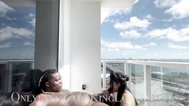 XXX Valerie Kay's Balcony Fuck Tape With KingLouieSmall