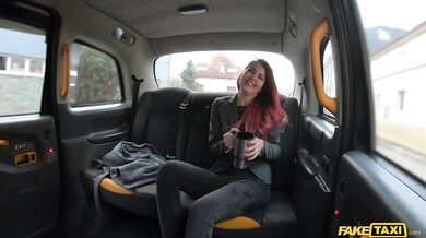 Cindy Shine gets ride with taxi driver