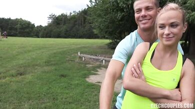 Forest foursome fucking