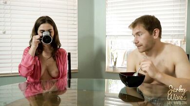 Horny guy gets into her pussy!