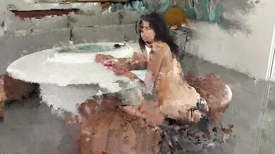 Alexis Tae shows her perfect body!