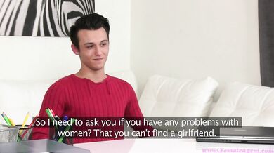 Hot agent Anna Rose gets fucked by male amateur