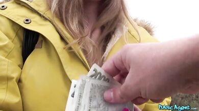 Cute girl fucks for money