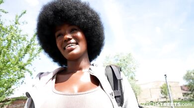 Czech Streets 152 - Quickie with black woman