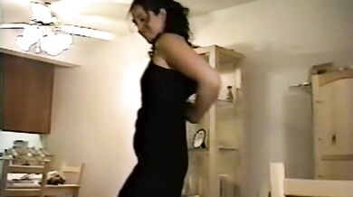 Carla Flashes Her Lingerie And Pussy Before Taking A Creampie