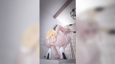 Kitty Kum Gets Horny In Sexy Fishnet Pikachu Costume