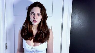 Ellie Skyes With Huge Fake Tits Plays With Herself While Home Alone