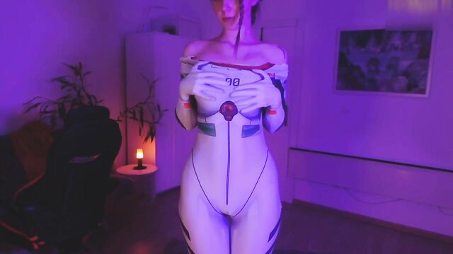 Vixenp Masturbates With Her Tentacle Dildo