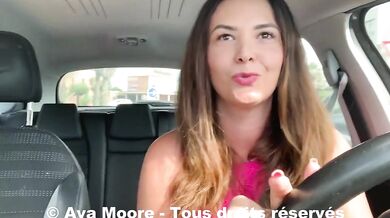 AvaMoorex Tries Outdoor Blowbang