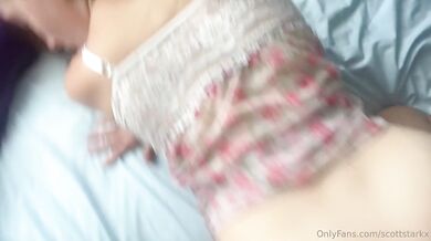 Stepbrother Gives Red Eviee's Pussy A Creamy Finish