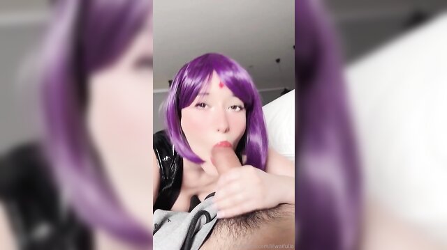 Hungry Lilwaifulia Welcomes A Big Hard Cock