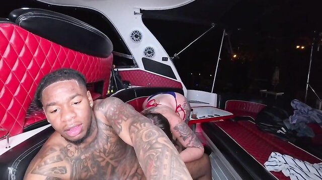 Tattooed Richh Des Gets Fucked By A BBC In An RV