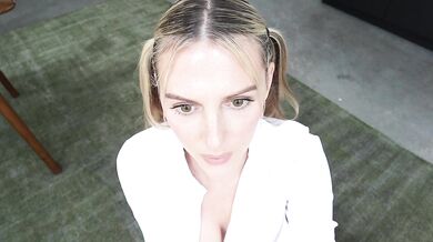 Tatum Christine Gives Blowjob As A Horny Secretary