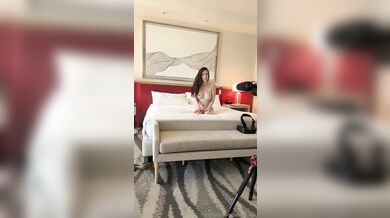 In a hotel scene, Reislin rides in the reverse cowgirl position, then takes a creamy finish straight into her mouth.