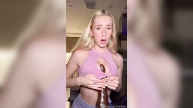 Blonde Madison Moores Gets Naughty With Her BBC Dildo