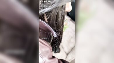 PupuWaifu has anal sex in the car after a day of shopping