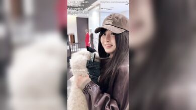 PupuWaifu has anal sex in the car after a day of shopping