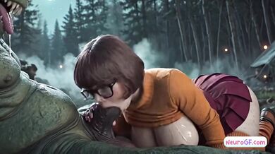 Velma And Daphne Uncover A Haunted Secret And Take Monster Cocks Hard