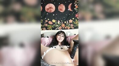 Hex Mami Works A Thick BBC Dildo Deep Into Her Creamy Pussy During A Hot OnlyFans Porn Session