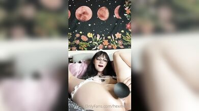 Hex Mami Works A Thick BBC Dildo Deep Into Her Creamy Pussy During A Hot OnlyFans Porn Session