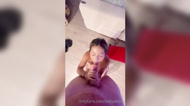 BabyAkiraa gets her pussy drilled by a big guy in an Asian OnlyFans porn video