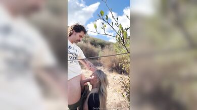Busty Blonde Kayley Gunner Sucks And Rides A Big White Cock Outdoors And In The Car