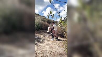 Busty Blonde Kayley Gunner Sucks And Rides A Big White Cock Outdoors And In The Car