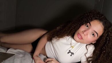 Curly Haired Latina Seduces Her Stepbrother And Takes A Creampie