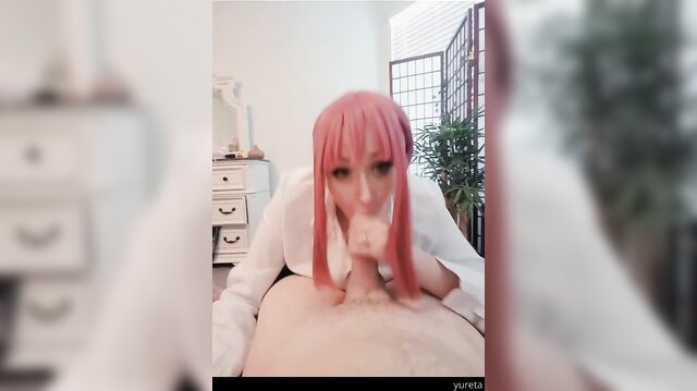 Yureta Sucks Her Man Dry And Swallows Every Drop
