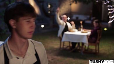 Ariana Van Takes A Hard Anal Pounding Out On The Sunny Terrace