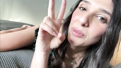 AriaSloane Takes A Hard POV Pounding And A Load On Her Face