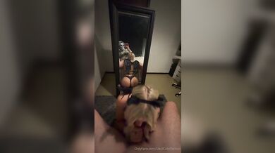 UwUCuteDemon Takes A Facial After A Sloppy POV Blowjob