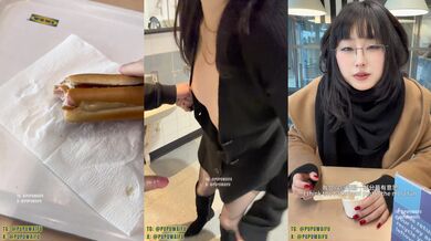 Asian Babe Gets Drilled In A Public Restroom