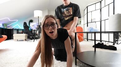 Lis Evans Gives A Sloppy POV Blowjob