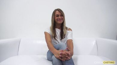 Blonde Czech Girl Renata At Casting