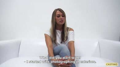 Blonde Czech Girl Renata At Casting