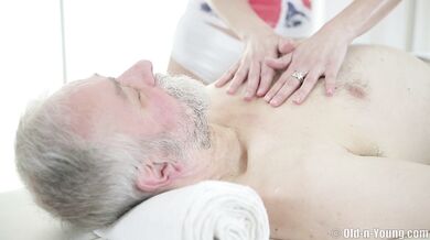 Masseuse Uma Zex Fucks An Old Man During A Massage