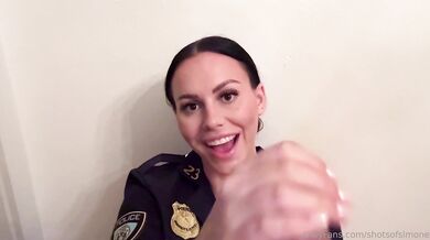 Policewoman Shotsofsimone Gives Her Dildo Sloppy Head
