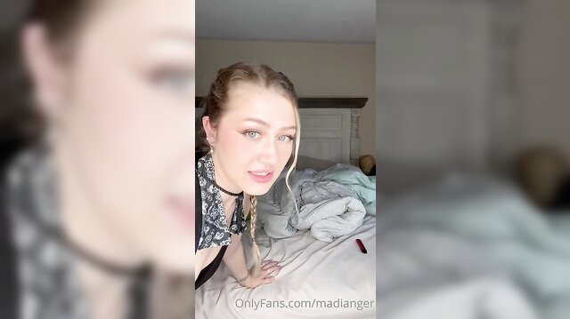 Madi Anger Pleasures Herself With Her Pink Pussy