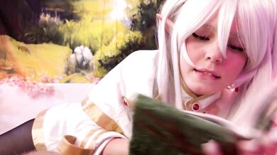 Hottie Aqua_Ri Gives A Sloppy Blowjob As Frieren