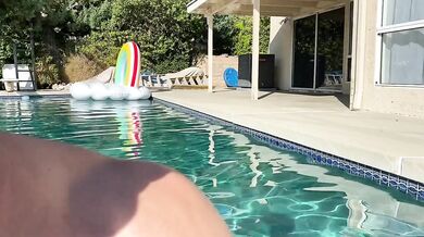 Ashley Lane In Hot Swimming Pool Sex Tape